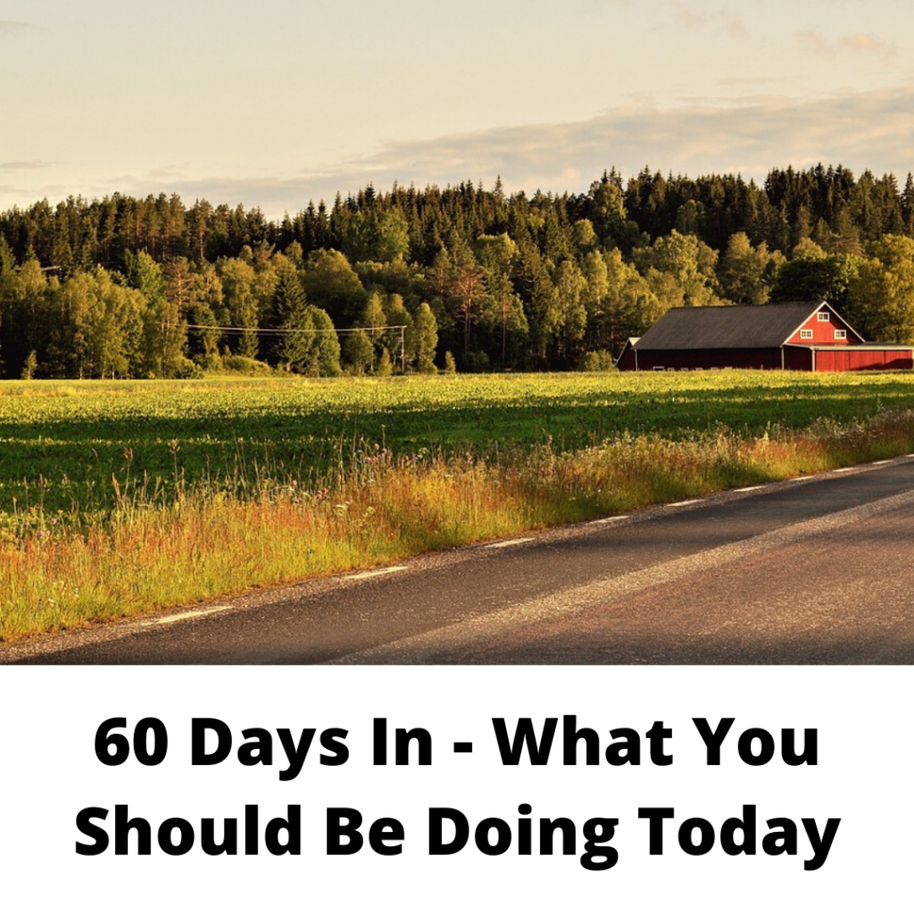 60 days in and what you should be doing today