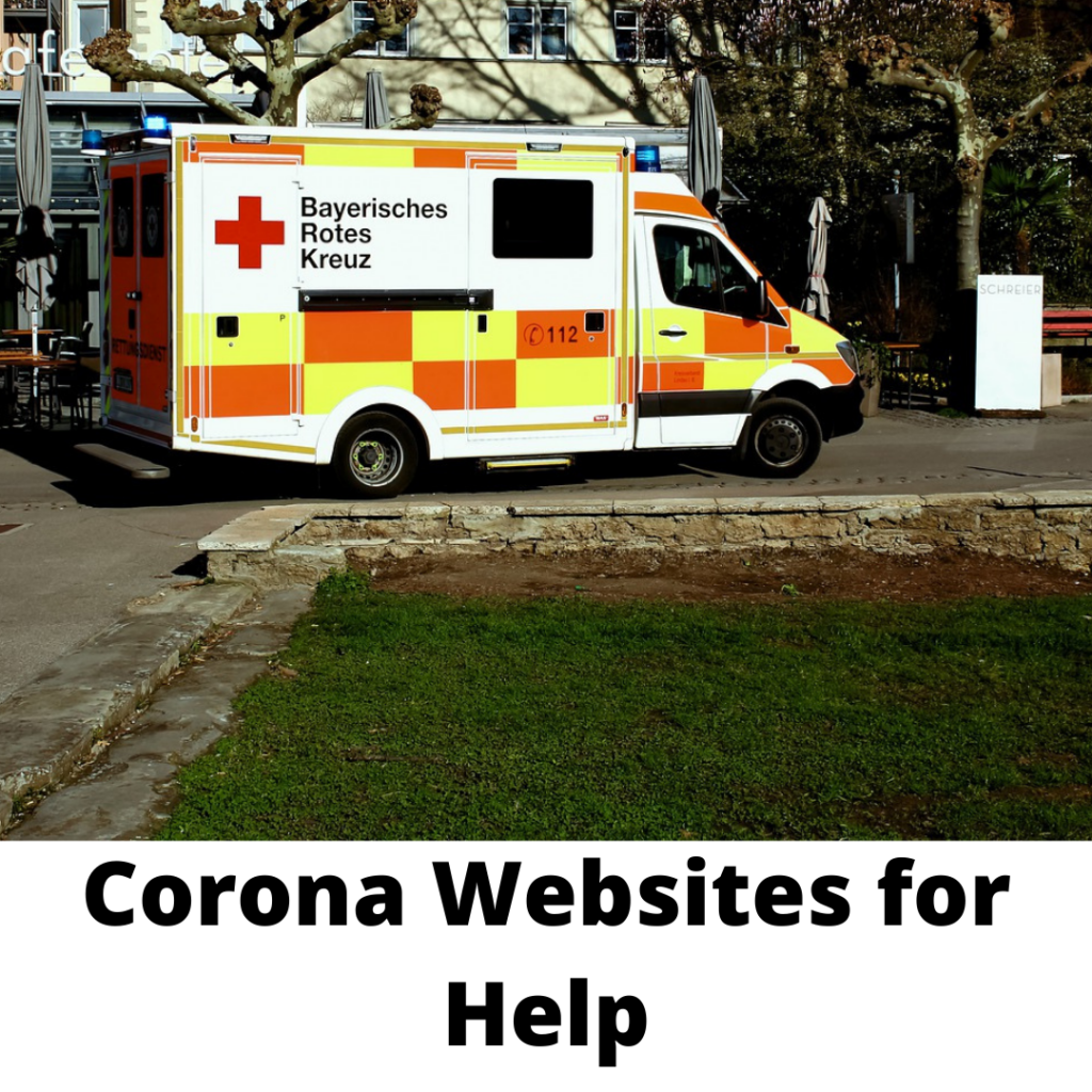 Corona Websites for Help