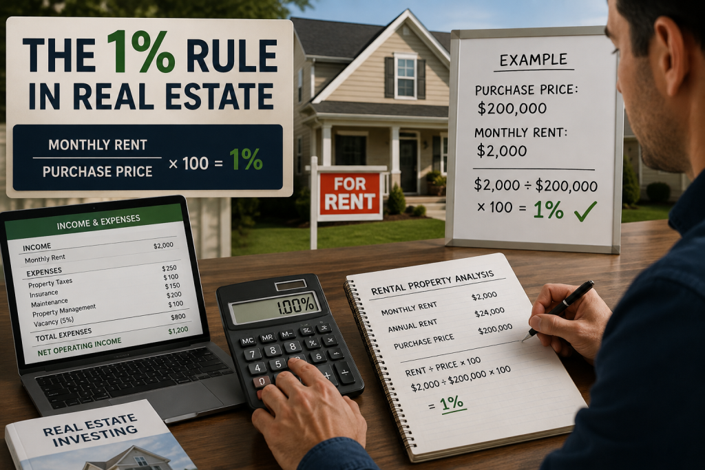 1% Rule in Real Estate: How It Works and What Investors Should Know