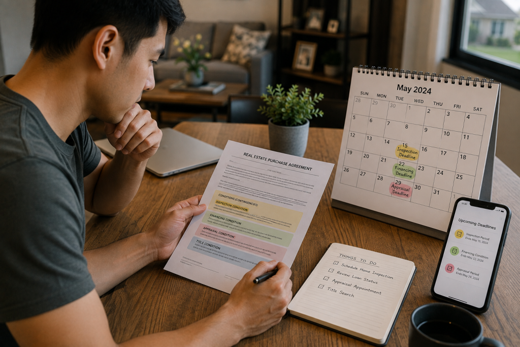 How Do Contract Deadlines and Condition Periods Work?